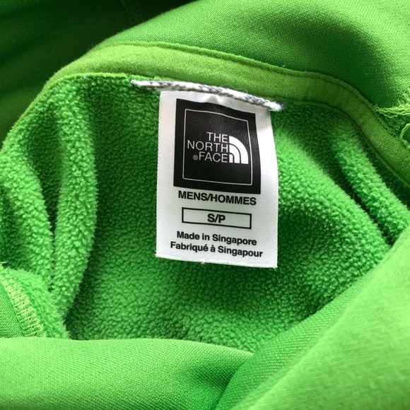 Green North Face Hoodie - Picture 2 of 3